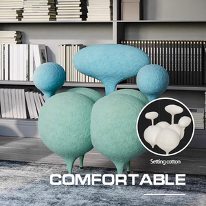 Nuevo Sillón Sofá Perezoso de Lujo Ligero, Silla Mágica con Diseño de Globo, Sofá Pequeño Creativo para Balcón con Diseño de Capullo de Doble Pétalo y Personalidad Única - Product Image 5
