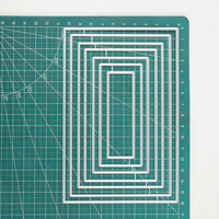 Matrices manuelles de taille A4 personnalisées, petit modèle de couteau en acier au carbone quantité minimale de commande pour bricolage, scrapbooking, gaufrage, découpe, boîte de matrices fines et épaisses