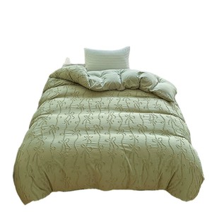 Parure <span class=keywords><strong>de</strong></span> lit en polyester doux couleur unie blanc crème style princesse à la française avec garniture en dentelle et nœud – Nouvelle collection drap et <span class=keywords><strong>housse</strong></span> <span class=keywords><strong>de</strong></span> <span class=keywords><strong>couette</strong></span> - Product Image 4