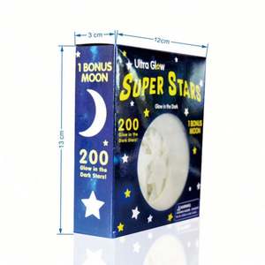 Pegatinas de Pared Personalizadas, Estrellas Luminosas que Brillan en la Oscuridad, Pegatina de Luna de Vinilo Luminoso, Estrellas Brillantes en 3D que Brillan en la Oscuridad - Product Image 6