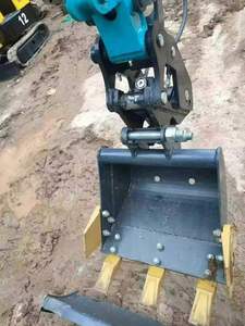 Mini-excavatrices d'occasion 2 tonnes sur chenilles, nouveau design, mini-pelleuse portable chinoise avec moteur et pompe Liyuan pour usage domestique - Product Image 2
