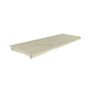 Étagère murale gondole simple face robuste en métal avec 1 étagère 48L 84H 19P pour supermarché ou magasin de proximité - Product Image 3