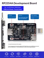 Papan Pengembangan Raspberry Pi RP2354A untuk Flashing Firmware DFU Satu Klik Otomatis Penuh Mode DFU Purple Tipe-C