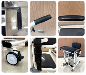 Máquina <span class=keywords><strong>de</strong></span> Transferencia Hidráulica Multifuncional para el Hogar con Frenos en las Cuatro Ruedas, Silla Cómoda para el Cuidado <span class=keywords><strong>de</strong></span> <span class=keywords><strong>Ancianos</strong></span> y Personas con Discapacidad - Product Image 5
