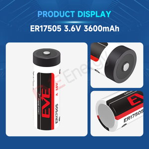 Pin <span class=keywords><strong>Lithium</strong></span> Ion <span class=keywords><strong>ER17505</strong></span> Pin Dự Phòng EVE <span class=keywords><strong>3.6V</strong></span> 3600MAh Pin Li-SOCl2 NB Pin Điện Không Sạc Được - Product Image 4