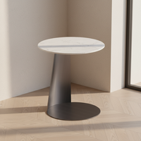 Table basse de salon extensible blanche moderne de luxe, minimaliste, créative, simple, haut de gamme, durable, avec rangement, petite, en marbre