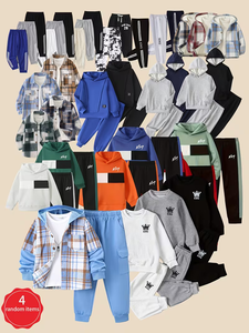 Lot de 2 pièces pour enfants (garçons et filles) automne-hiver, motifs variés, vente en gros pour commerçants, assortiment aléatoire CN/GUA 2026.4 - Product Image 5