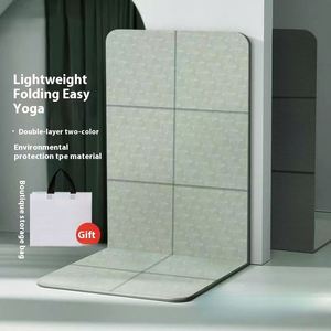 Tapete de Yoga Plegable y Portátil, Grueso, Antideslizante, para Gimnasio en Casa, Siesta de Estudiantes, Siesta Infantil, Material de Goma TPE, Logotipo OEM - Product Image 2