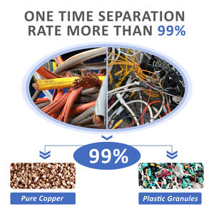 SHINHO nuovo rottame automatico cavo di filo di rame granulatore di rame macchina granulatore di cavo cavo macchina di riciclaggio in vendita - Product Image 4