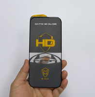 Nouvel Arrivage – Protection d'écran en verre trempé semi-HD semi-mat pour iPhone 17 Pro Max