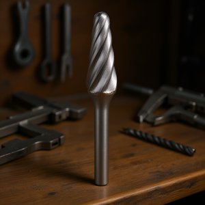 Fresa Rotativa Cónica de Punta Esférica TTAKE Ab8700 de 16 mm de Carburo Sólido para Corte de Metal y Madera - Product Image 3