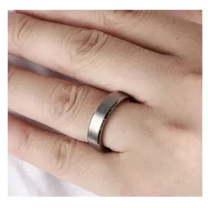 Tungsten Carbide Rings Cubic Zirconia Classical Design Matte Tungsten Carbide Jewelry For Men Women Ring