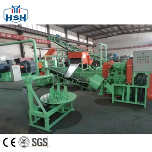 Safe And Environmental Protection Granulating Systems For Tires Rubber Granulation Machinery Tire Granulator Line