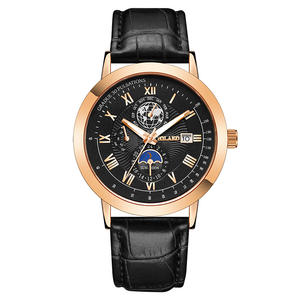 Montres de sport décontractées pour hommes bracelet en cuir calendrier montres à quartz déstockage Reloj Hombre Erkek Kol Saati - Product Image 2