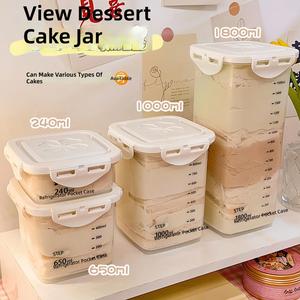 Food Grade Transparent Plastic Eco-Friendly Stackable Airtight <b>Storage</b> <b>Jar</b> <b>Kitchen</b> Container Large Capacity <b>for</b> Grain Tea Food - Product Image 1