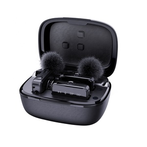 2TX+1RX Wireless <b>Microphone</b> Go 2 With 50m Transmission and Big Charging Case L7 Wireless Mic L7 - Product Image 1