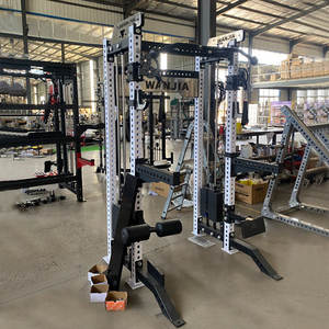 Vendita diretta in fabbrica Rack Multi-funzionale per palestre commerciali con Base Extra ampia e piedini stabilizzatori - Product Image 4