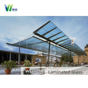 Auvent en verre feuilleté trempé résistant aux ouragans pour escalier <span class=keywords><strong>d</strong></span>'hôtel et <span class=keywords><strong>porte</strong></span> <span class=keywords><strong>d</strong></span>'<span class=keywords><strong>entrée</strong></span> avec garantie de 5 ans - Product Image 2