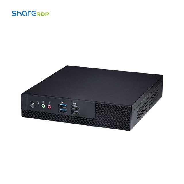 SHARE Mini PC Core N2840 J4125 I3 I5 I7 8GB DDR3 8*USB Barebone System Mini PC for Business Gamer
