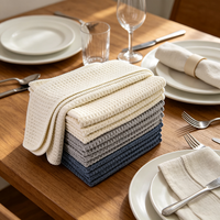 Essuie-tout de cuisine en microfibre tissée très résistant, ultra absorbant, séchage rapide, doux et sans peluches pour le séchage de la vaisselle