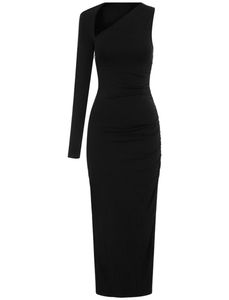 <span class=keywords><strong>Robe</strong></span> de soirée élégante de luxe pour femmes <span class=keywords><strong>robe</strong></span> décontractée à manches longues collants noirs Super <span class=keywords><strong>longue</strong></span> <span class=keywords><strong>robe</strong></span> nouvelles femmes Sexy - Product Image 6