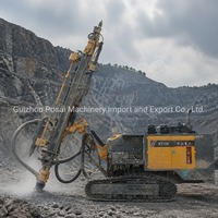 Foreuse à chenilles diesel Kaishan KT5H - Machine de forage DTH pour l'exploitation minière et les carrières avec collecteur de poussière intégré