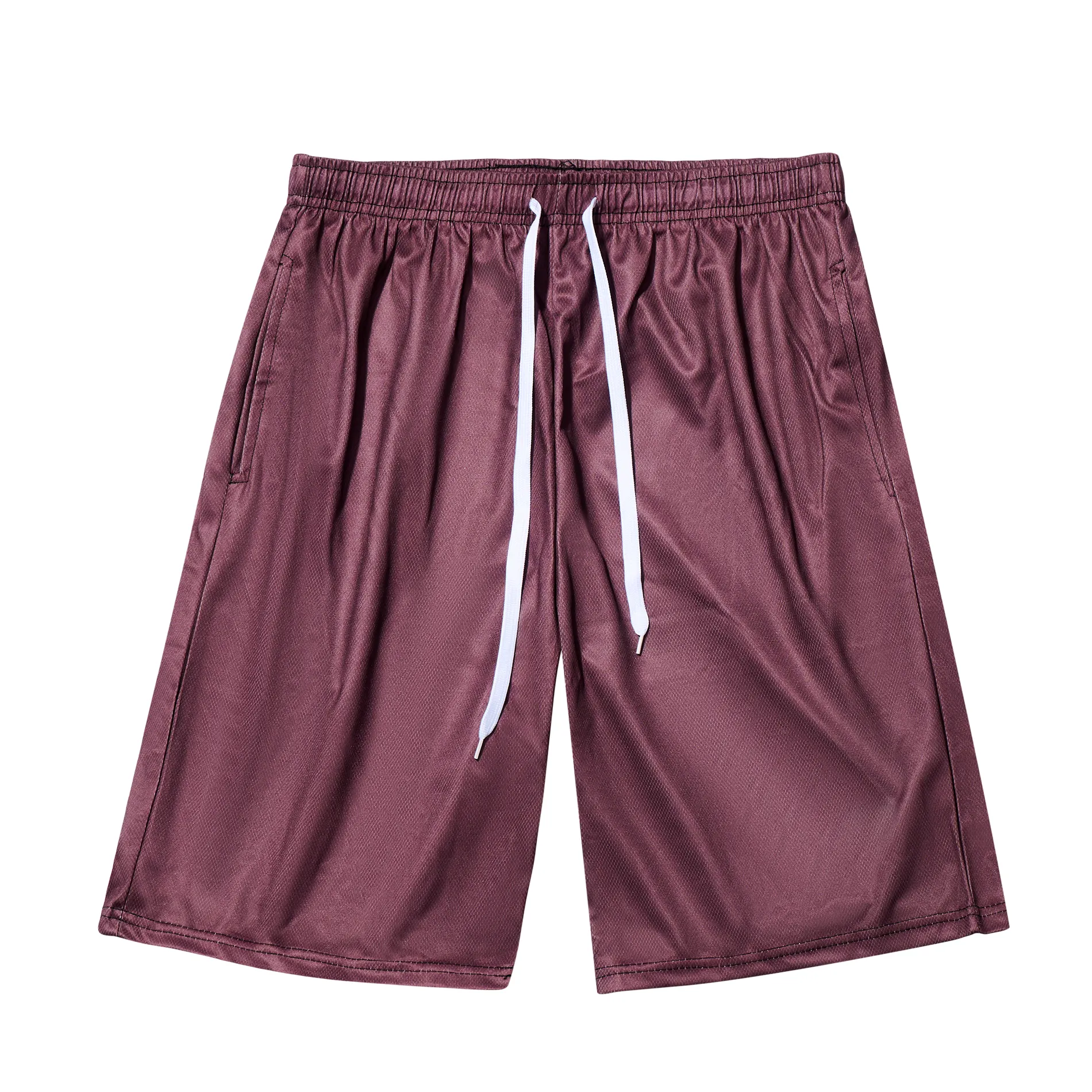 Hoge Kwaliteit Elastische Mesh Custom Merk Logo Badmode Strandkleding Shorts Voor Heren Cargo Shorts Kleurrijke Sport Shorts Heren