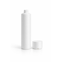 Botellas de Plástico Vacías para Envases Cosméticos con Tapa Abatible en Forma de Cilindro de 300 ml de HDPE con Color de Logotipo Personalizado para Champú y Loción Corporal