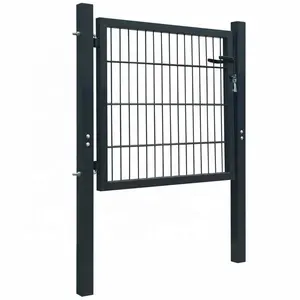 Single metal garden gate for Flower Garden