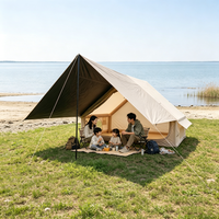 Grande tente gonflable de luxe pour 3-4 personnes, en Oxford, pour le glamping familial, Carpas Para Lujo Grande, nouvelle tente gonflable pour le camping en plein air