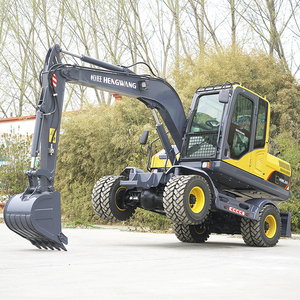 Hengwang HWL80 nuevo diseño 8 toneladas unidad en piezas mejor precio excavadora rueda excavadora - Product Image 5