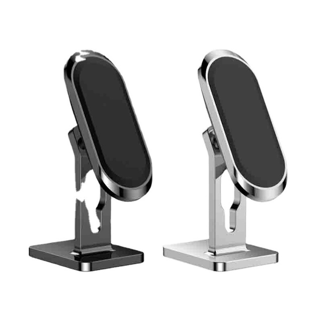 Rotatable Foldable Desktop Car Holder With Iron Sheet Magnetic Bracket for Car Dashboard Cell Phone Stand