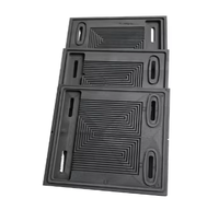 Plaques bipolaires métalliques personnalisées pour piles à hydrogène de piles à combustible Formes de différentes tailles de qualité industrielle Résistance élevée à la corrosion