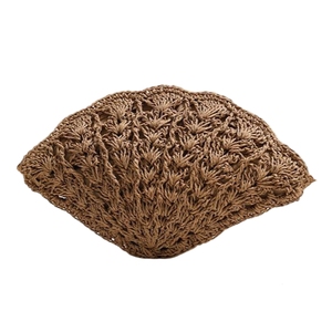 Women <b>Cute</b> Shell Weaving Handbag Hollowed Zippered Crossbody Bag Fashion Clutch <b>Purse</b> for Beach Daily Life Party - Product Image 5