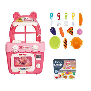 Juego <span class=keywords><strong>de</strong></span> Juguetes <span class=keywords><strong>de</strong></span> Cocina <span class=keywords><strong>de</strong></span> Plástico para Niños MILI, Modelo Nuevo, con Frutas, Verduras y Mesa <span class=keywords><strong>de</strong></span> Comedor - Product Image 1