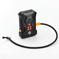 Gonfleur de pneus portable multifonction 4 en 1 12V 120W ABS 10000mAh, outil d'urgence automobile, pompe à air électrique pour véhicule, démarreur de secours