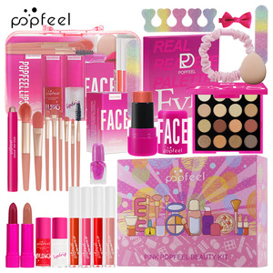 POPFEEL - Caja <span class=keywords><strong>de</strong></span> Regalo <span class=keywords><strong>para</strong></span> <span class=keywords><strong>Principiantes</strong></span>, <span class=keywords><strong>Kit</strong></span> <span class=keywords><strong>de</strong></span> <span class=keywords><strong>Maquillaje</strong></span> <span class=keywords><strong>de</strong></span> Alta Calidad <span class=keywords><strong>para</strong></span> Mujer, Sombra <span class=keywords><strong>de</strong></span> Ojos, Lápiz <span class=keywords><strong>de</strong></span> Cejas, Juego <span class=keywords><strong>de</strong></span> <span class=keywords><strong>Maquillaje</strong></span> Todo en Uno - Product Image 2