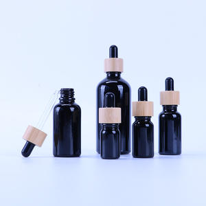 Nouveauté 2026 Bouteille d'huile en verre avec logo personnalisé Ambre Vert Noir Clair Bleu 5ml 10ml 15ml 20ml 30ml 50ml 100ml - Product Image 1