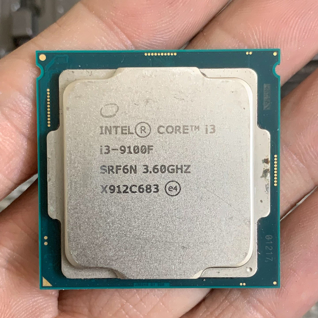 Used  I3-9100F Desktop CPU Processor (6M Cache, 4.20 GHz, 65W, LGA 1151)