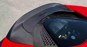 สปอยเลอร์คาร์บอนไฟเบอร์ใหม่สำหรับ SF90 Stradale-OEM สไตล์อัพเกรดแบบติดตั้งด้วยกาวในตัว - Product Image 2