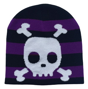 Sombrero popular europeo y americano de jacquard para hombres y mujeres, sombrero de hip hop, divertido sombrero de punto de dibujos animados de <span class=keywords><strong>pirata</strong></span> - Product Image 5
