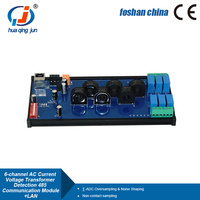 Module de détection de transformateur de courant et de tension LAN RS485 6 canaux Huaqingjun, module d'acquisition Modbus RTU TCP