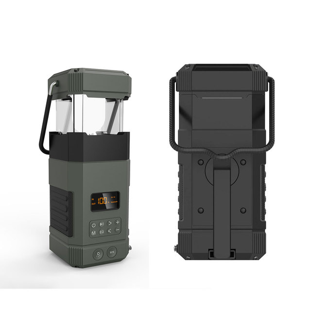 Emergency kits Multi Loud Dual Speakers solar charge hand crank Strong Signal 14W Output power bank portable dab fm am radio