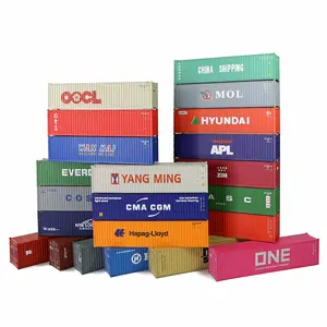 C8746 Bố Trí Mô Hình Đường Sắt 1:87 HO Mô Hình Quy Mô Tàu 40 "Container 40ft Vận Chuyển Container Vận Chuyển Hàng Hóa Xe