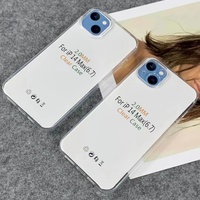 Personnalisez votre propre coque de téléphone, coque de téléphone en TPU Jelly, coque arrière pour tous les modèles de marques
