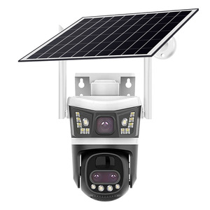 Cámara de red V380pro de 8MP con energía solar, 4G, almacenamiento en la nube e intercomunicador de voz para monitoreo de seguridad en exteriores - Product Image 2