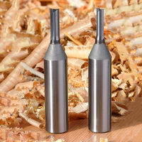 Broca de Fresado Recta de Alta Precisión TCT de Dos/Tres Filos, Herramientas de Corte CNC para Madera, Soporte Personalizado ODM/OEM