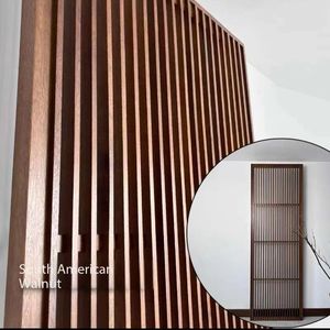Walnut và gỗ tếch phân vùng mới phong cách Trung Quốc phòng khách lối vào cửa màn hình ngăn chặn lưới tản nhiệt bằng gỗ anh đào gỗ phân vùng - Product Image 2
