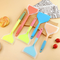 Spatule à crêpes en silicone multicolores, résistante à la chaleur, écologique, sûre, antiadhésive, ustensiles de cuisine pour la maison