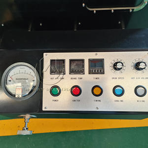 Torréfacteur à café à air chaud au gaz en fonte et acier inoxydable à double tambour HW-17kg 15kg Machine à torréfier les grains de café - Product Image 5